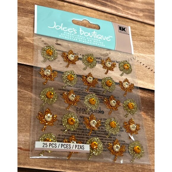 Jolees Boutique FALL LEAVES 50-20424 Dimensional Stickers EMBELLISHMENT - Picture 3 of 4